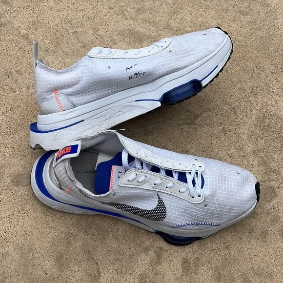 Nike Air Zoom Type SE White Royal Blue Men's Sneakers Size 8 - Picture 2 of 13